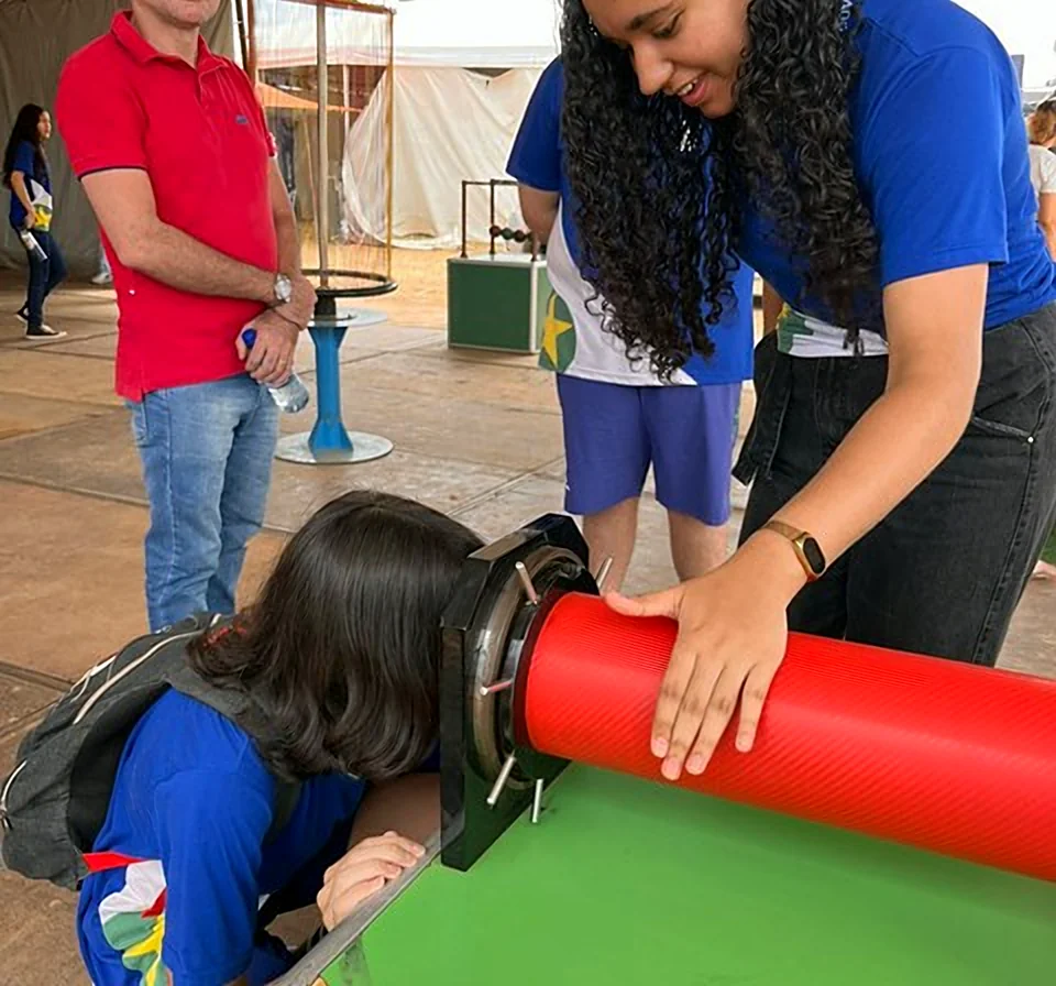 Experimentos ao ar livre no MT Ciências