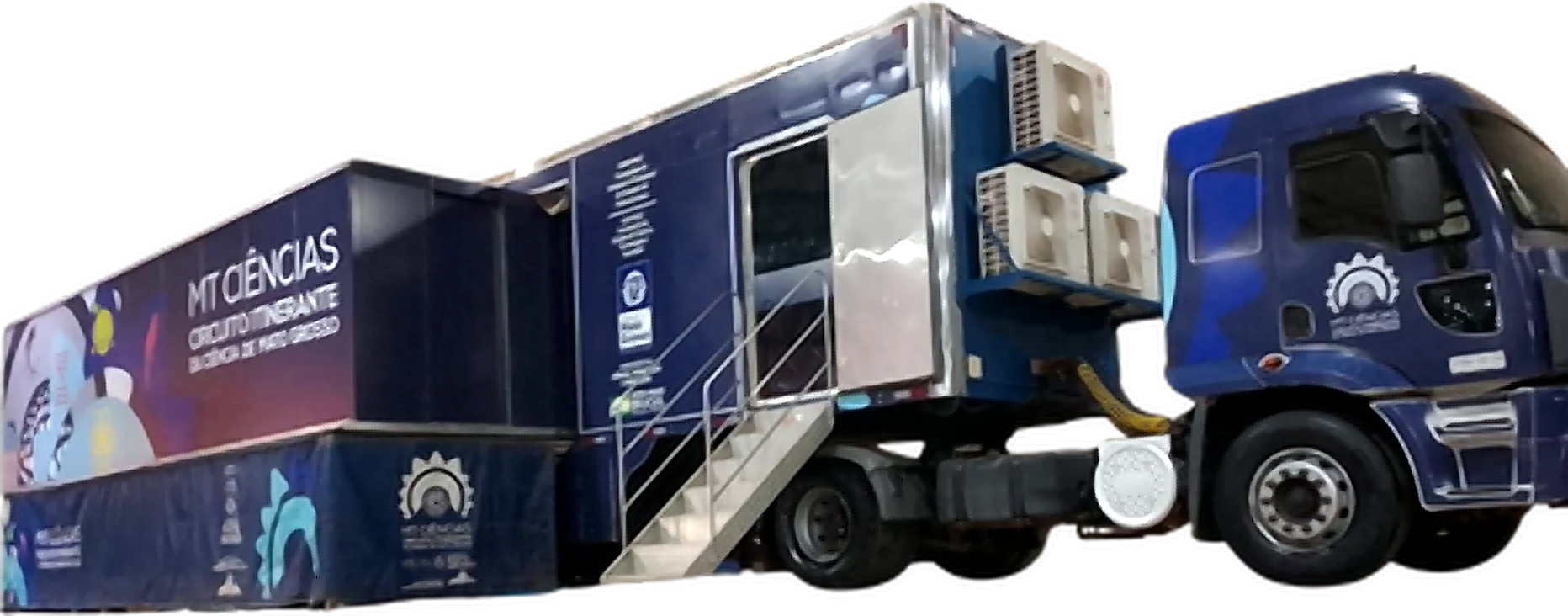Carreta itinerante do MT Ciências